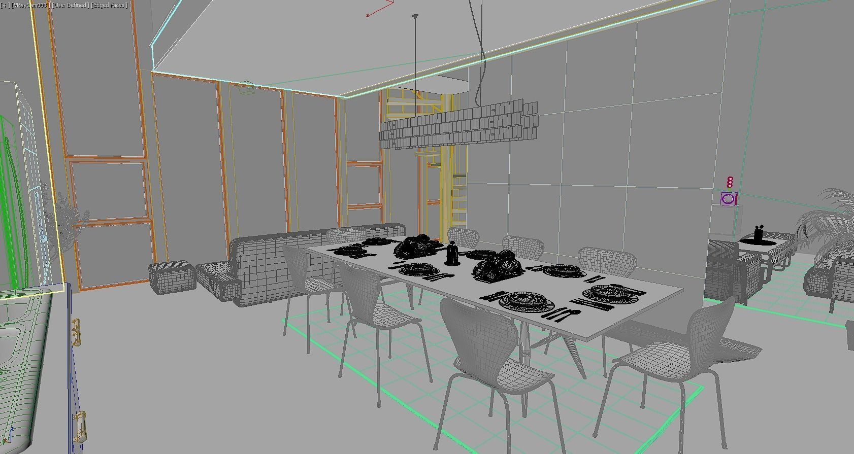 Modern house  3D model_13