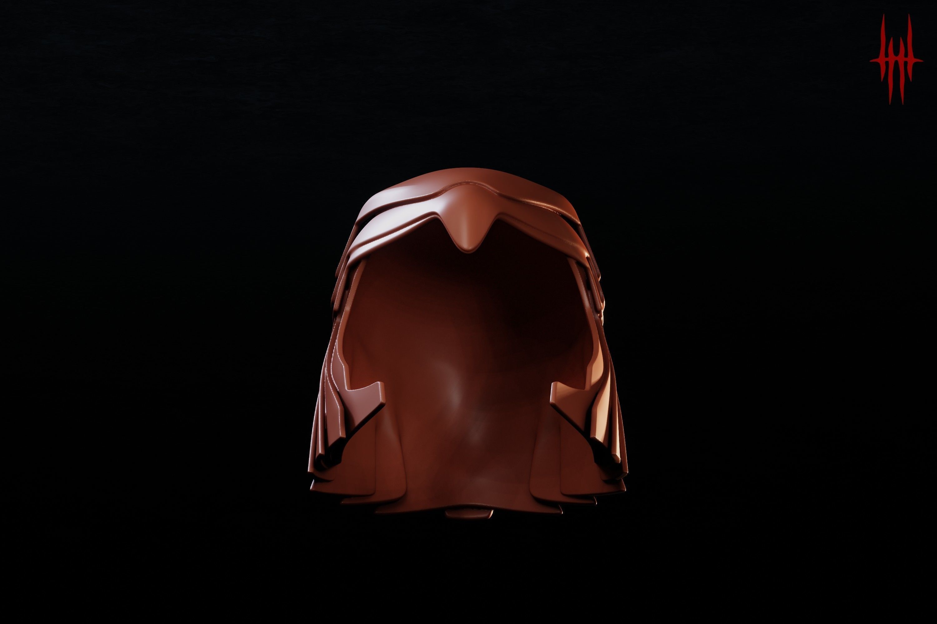 Asteria Golden Armor Helm inspired by Wonder Woman 84 3D print model_12