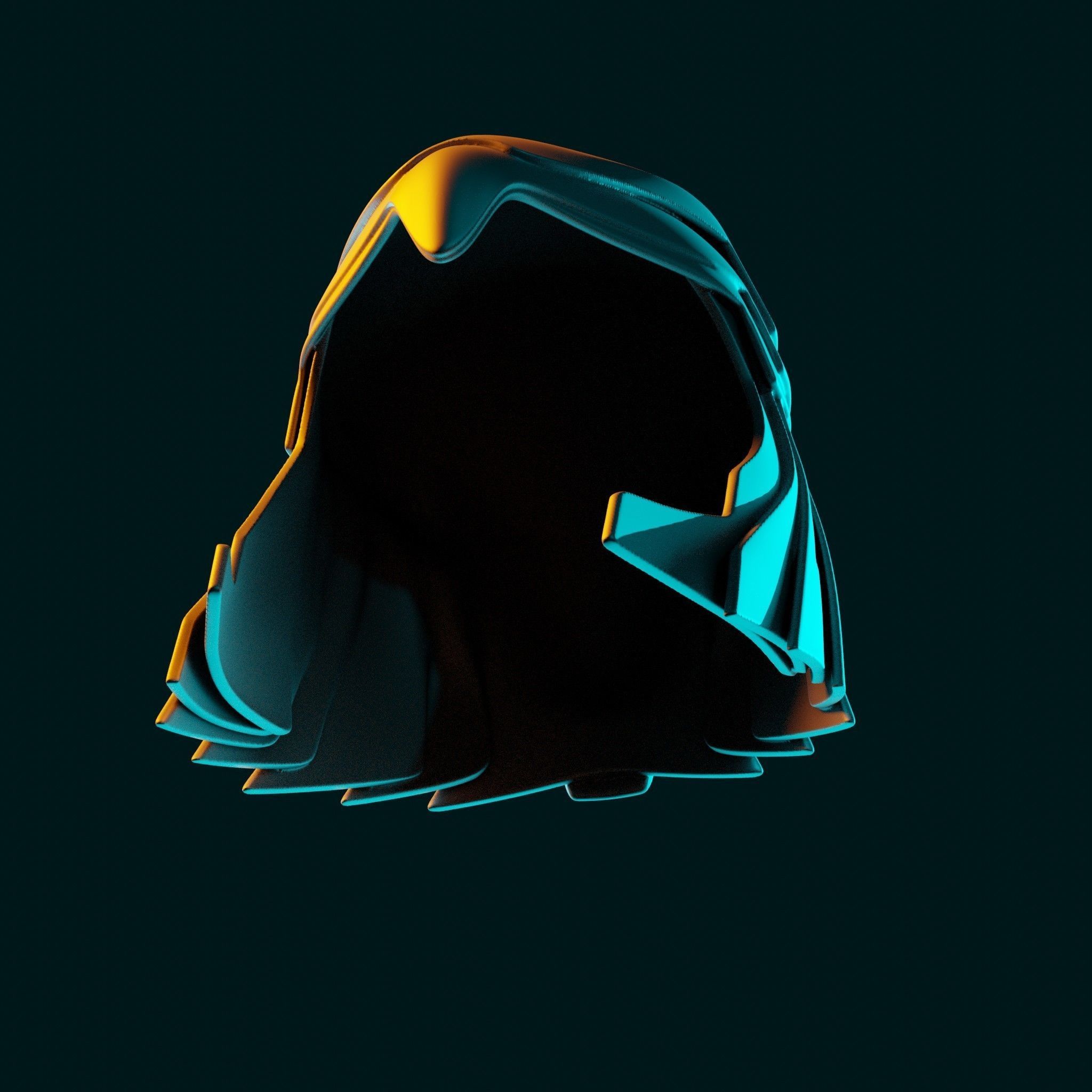 Asteria Golden Armor Helm inspired by Wonder Woman 84 3D print model_18