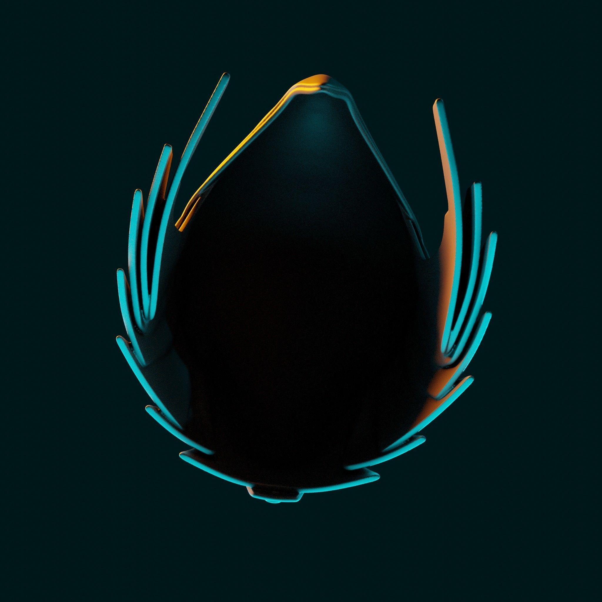 Asteria Golden Armor Helm inspired by Wonder Woman 84 3D print model_15