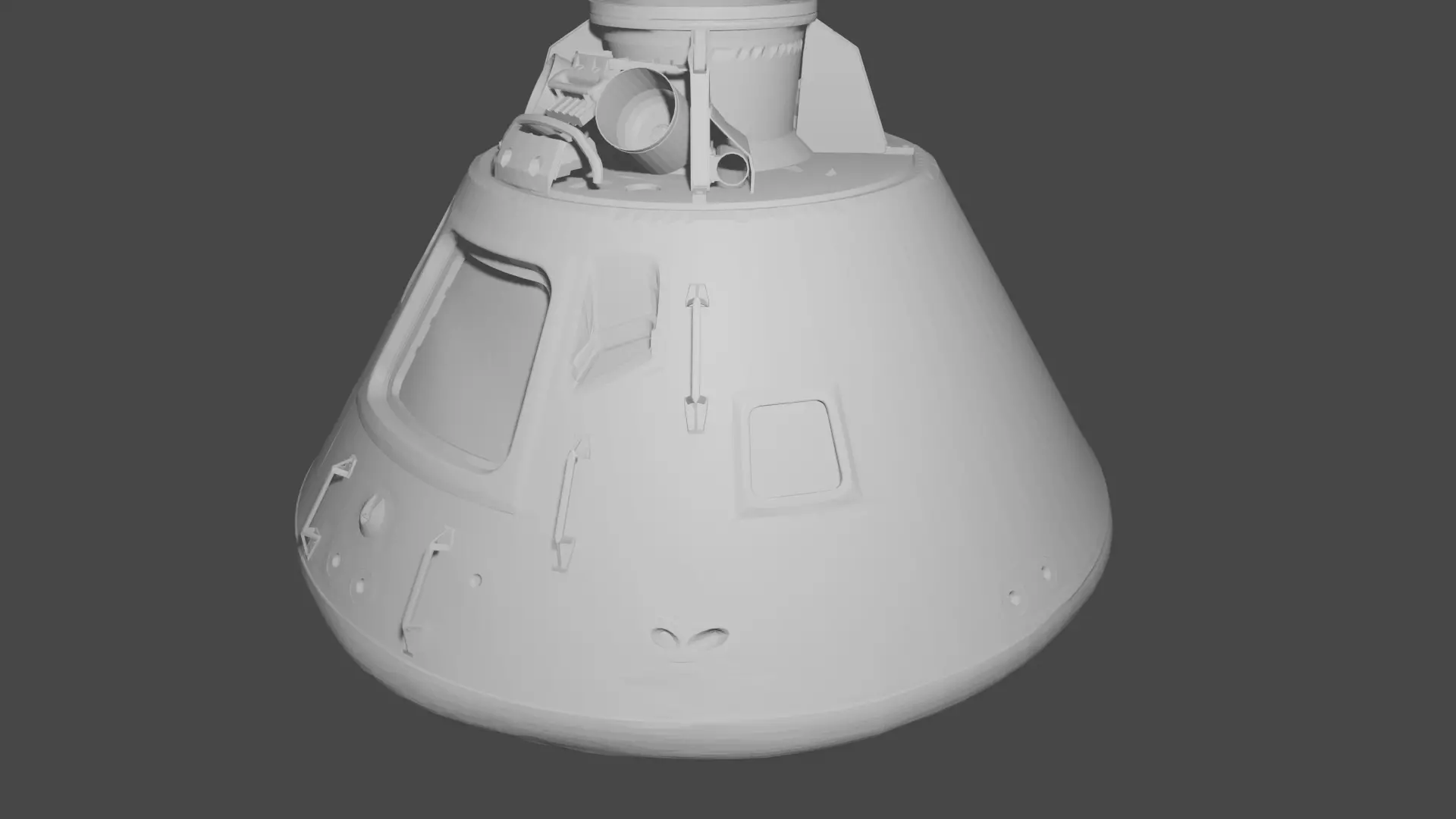 Apollo 11 Command Module Free 3D model_0