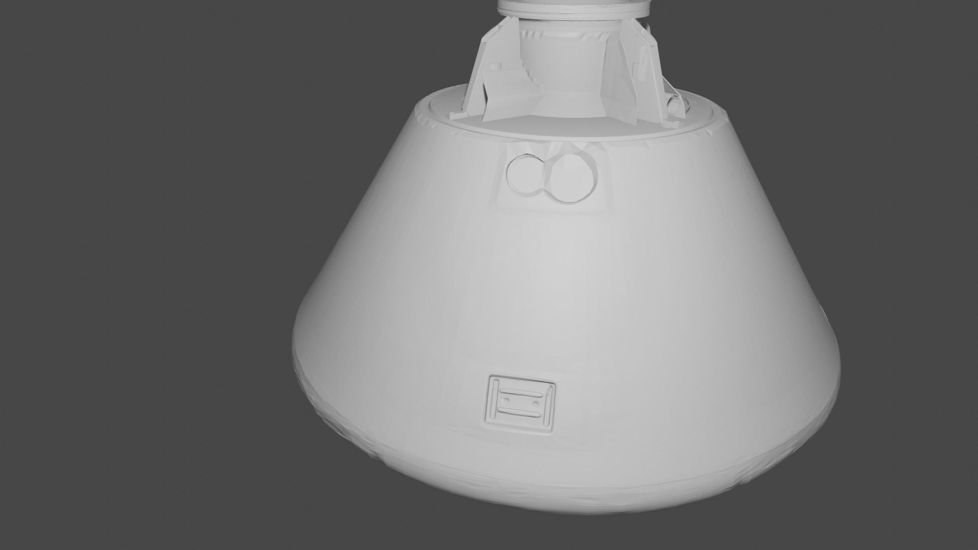 Apollo 11 Command Module Free 3D model_5