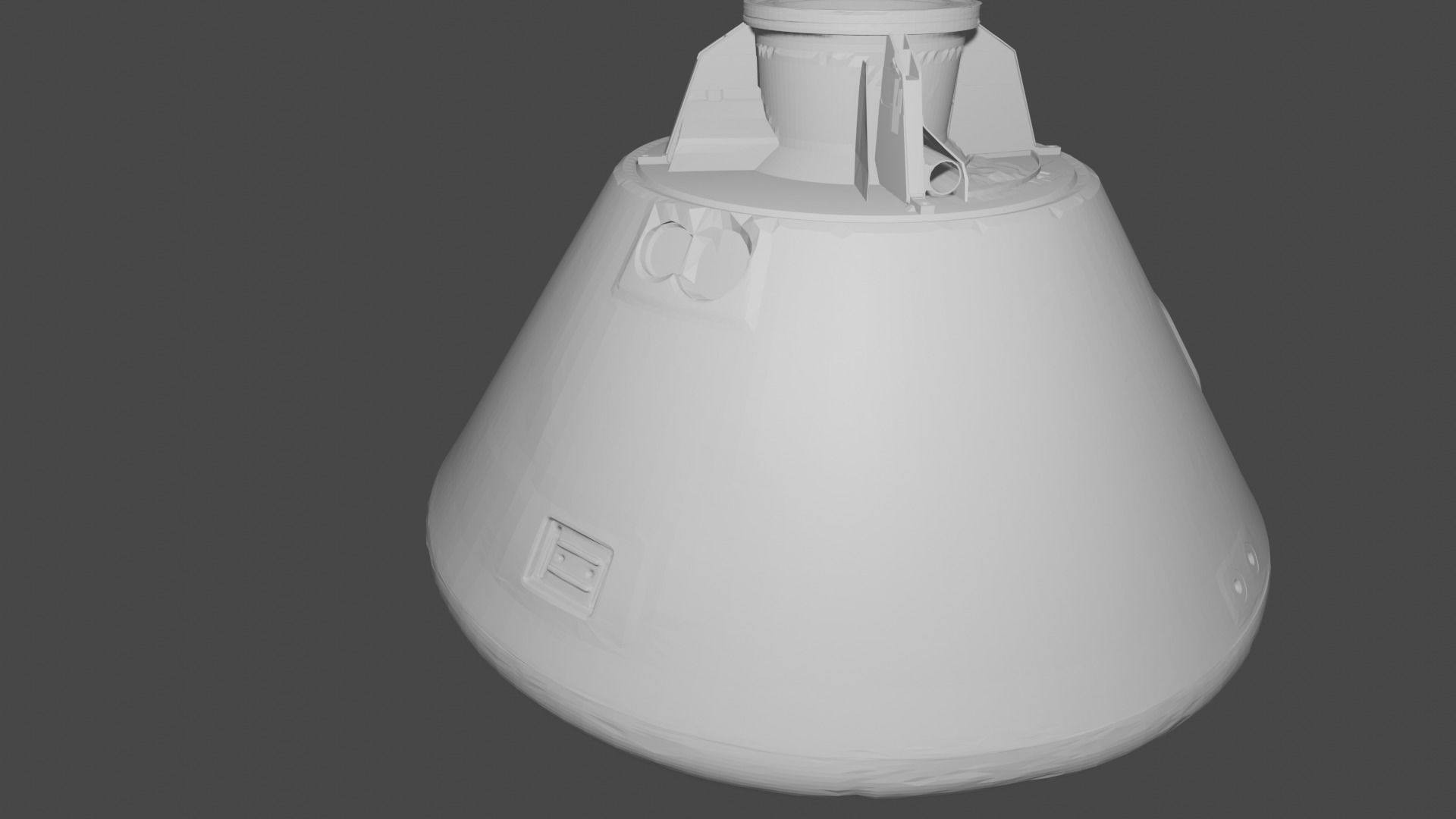 Apollo 11 Command Module Free 3D model_6