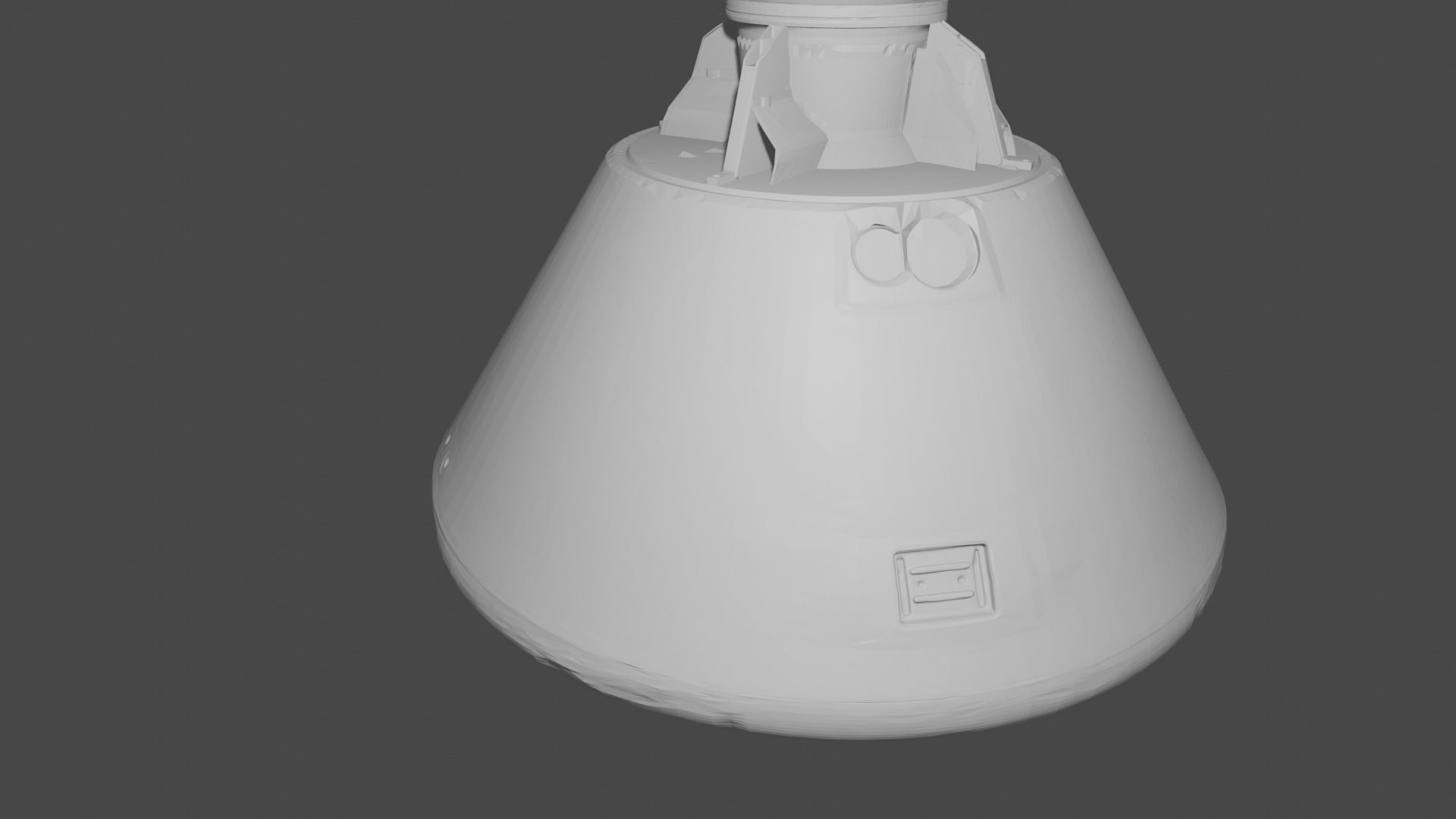Apollo 11 Command Module Free 3D model_4