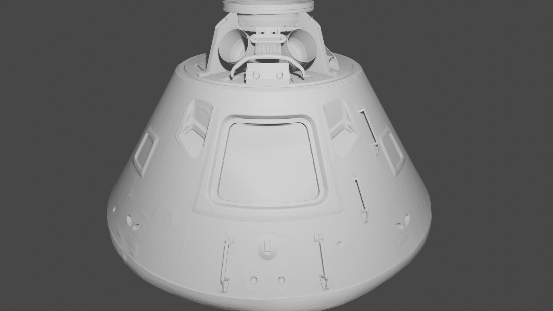 Apollo 11 Command Module Free 3D model_10