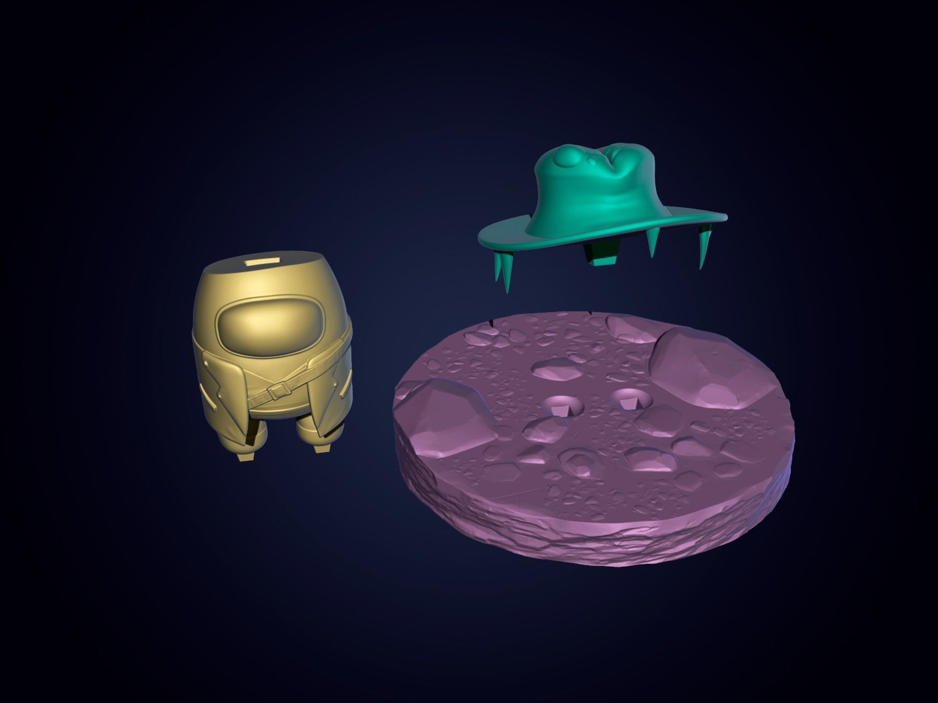 Among us Print Model - Skin 3D print model 3D print model_9