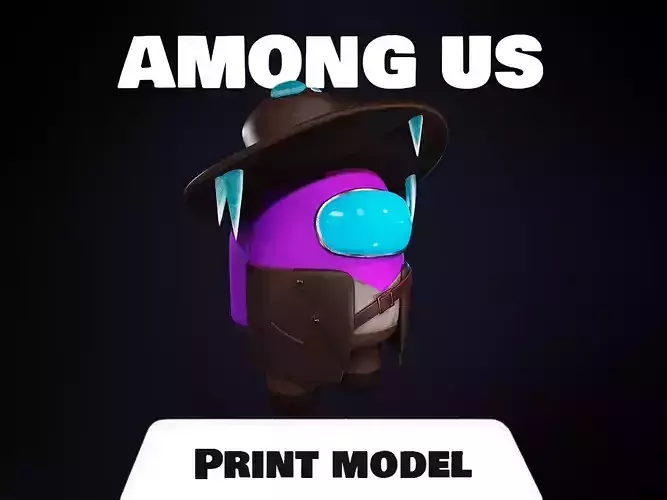 Among us Print Model - Skin 3D print model 3D print model