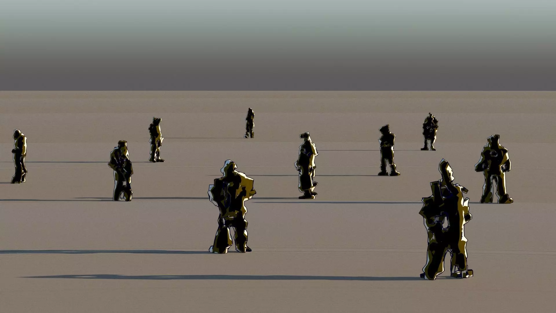 MUTANT CROWD - PACK 2 3D model