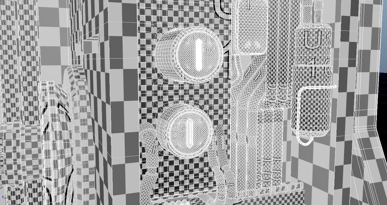 Cyberpunk city Free 3D model_16