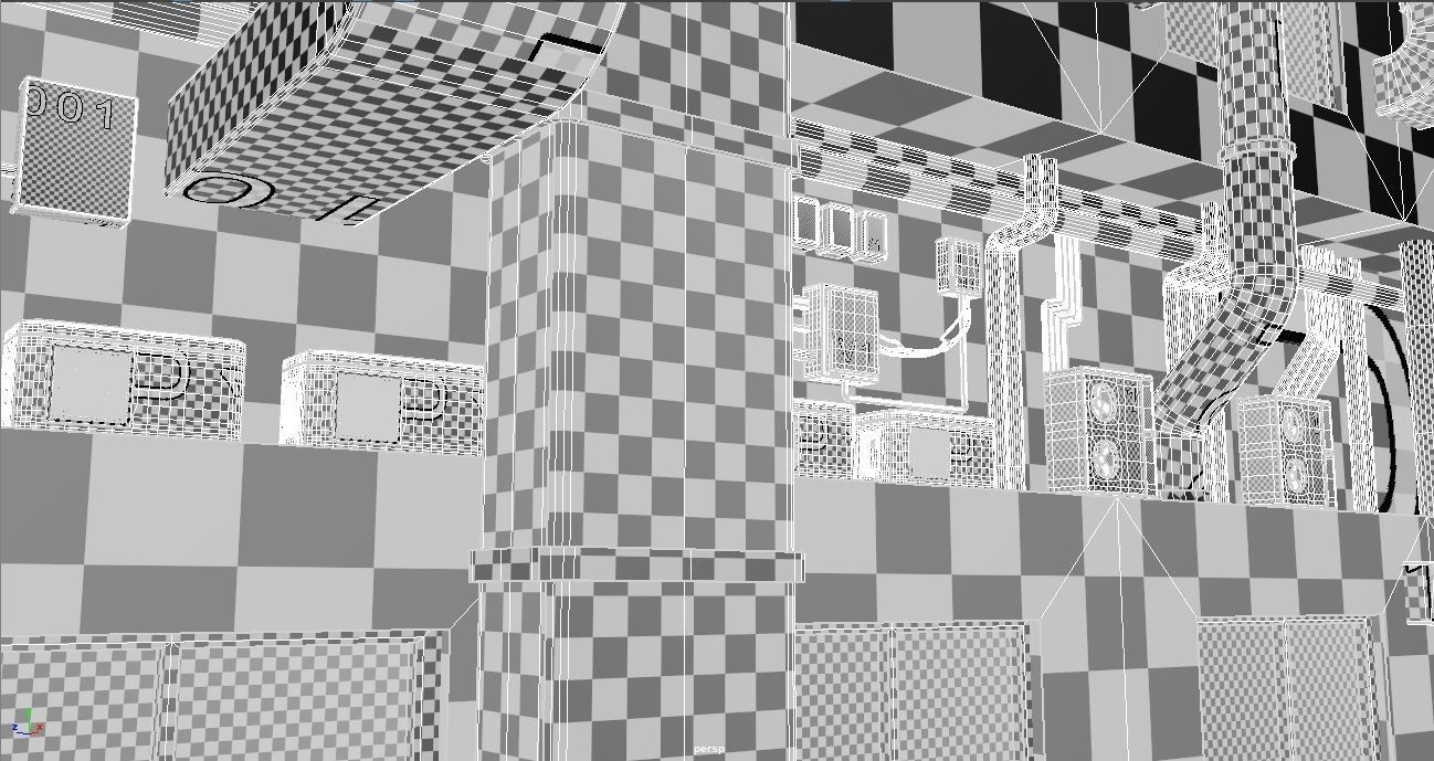 Cyberpunk city Free 3D model_15