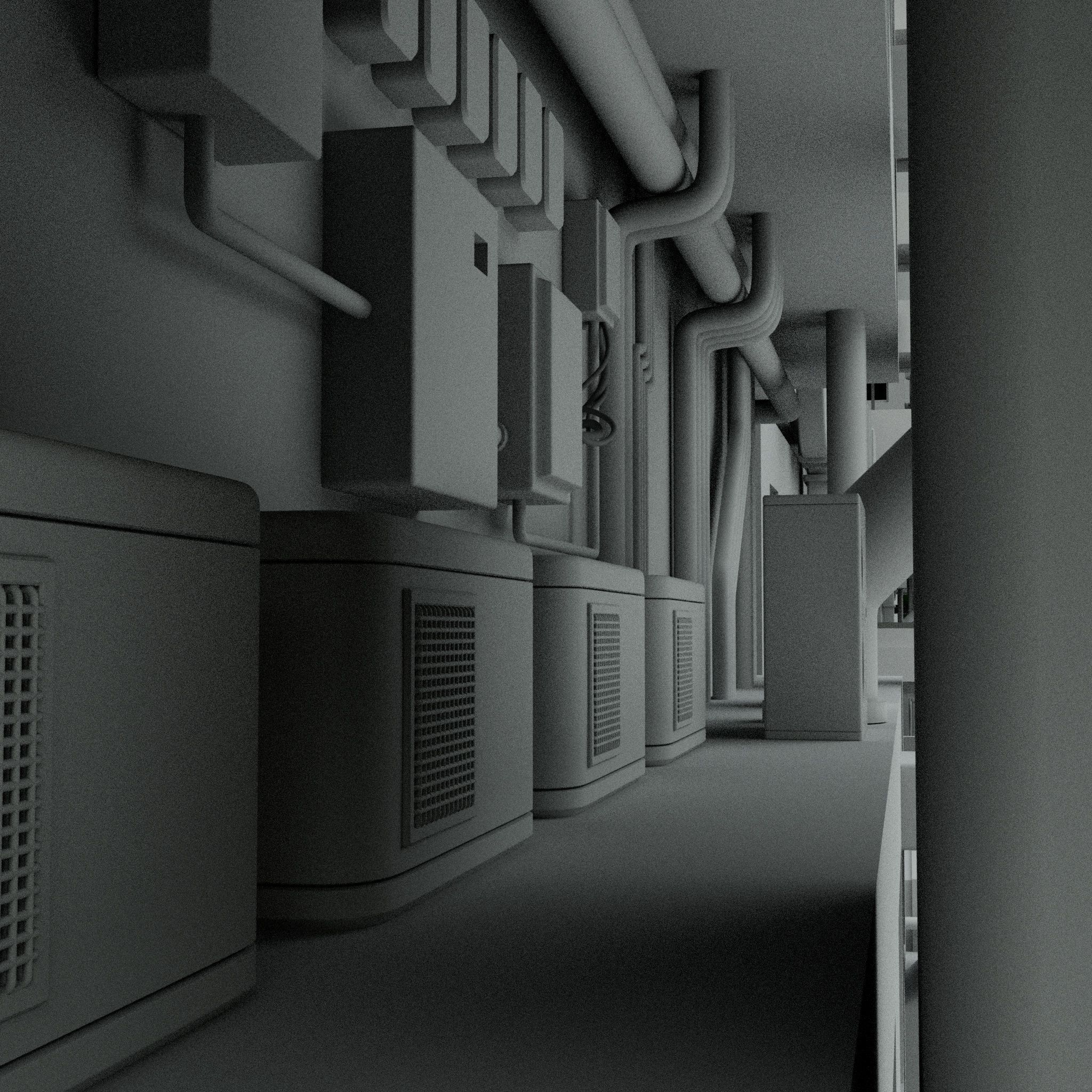 Cyberpunk city Free 3D model_7