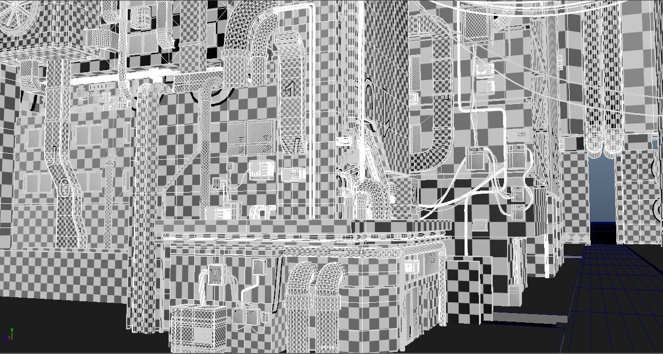 Cyberpunk city Free 3D model_17