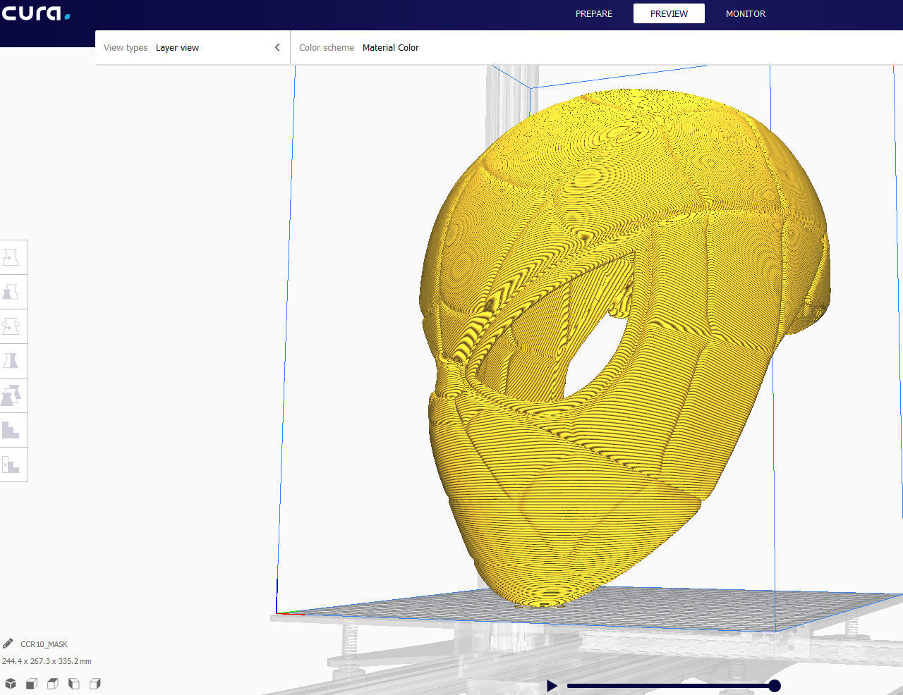 Spider-Man MK1 Mask Helmet COSPLAY 3D print model_1