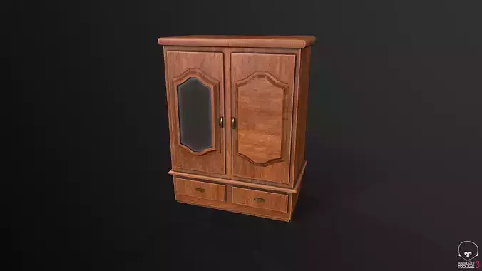Wardrobe wooden