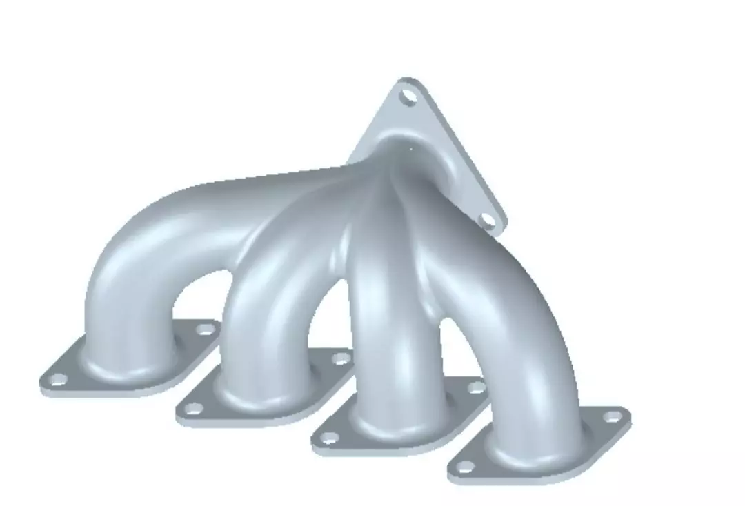 Exhaust manifold 3D model