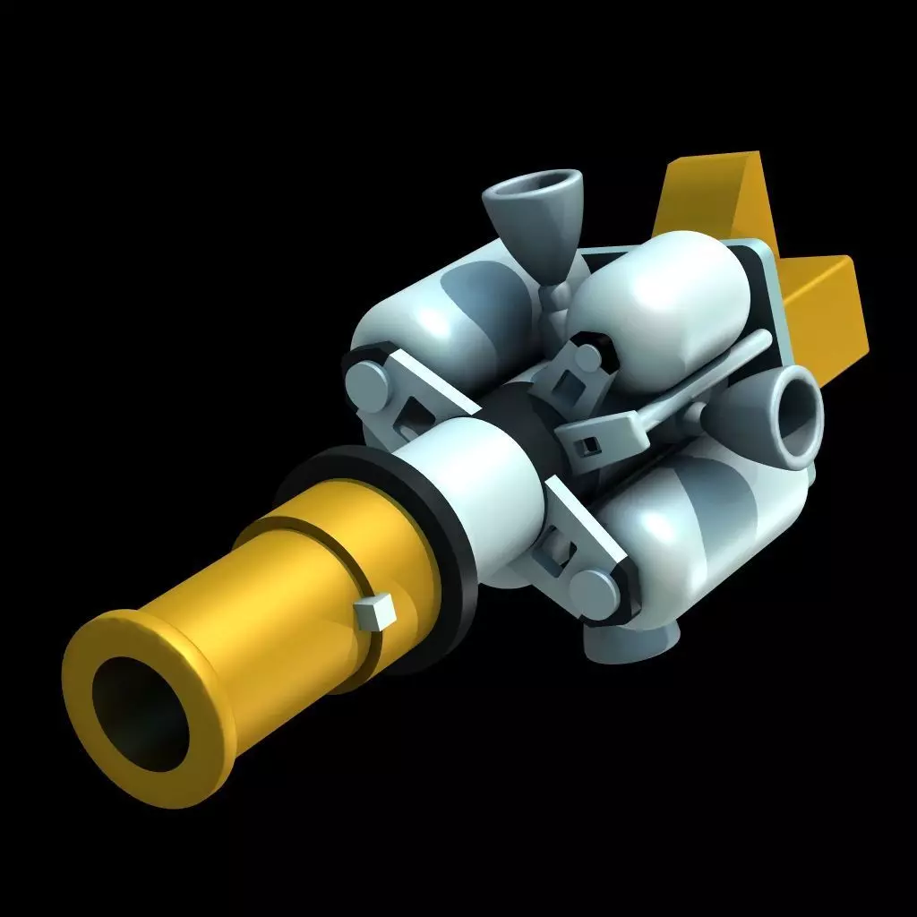 Exo-atmospheric Kill Vehicle EKV 3D model_1