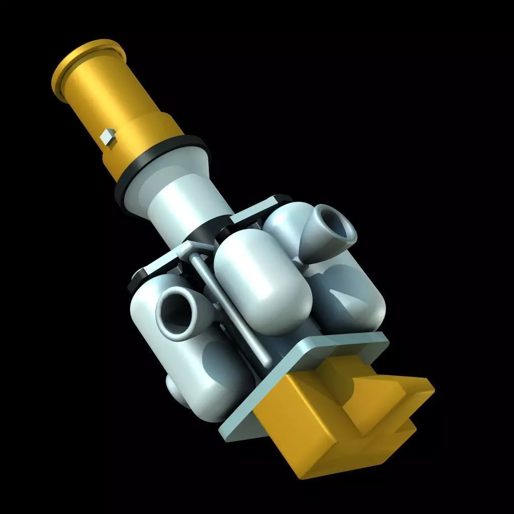 Exo-atmospheric Kill Vehicle EKV 3D model_0