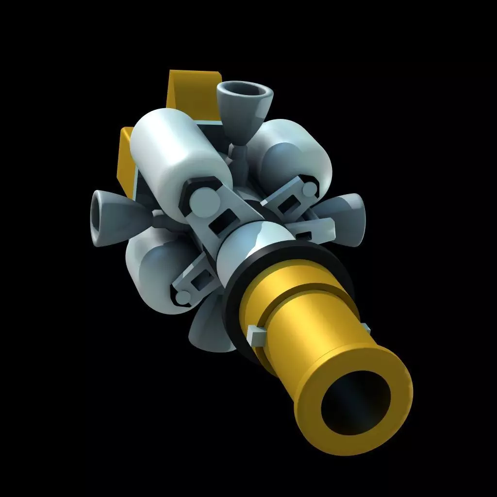 Exo-atmospheric Kill Vehicle EKV 3D model_2