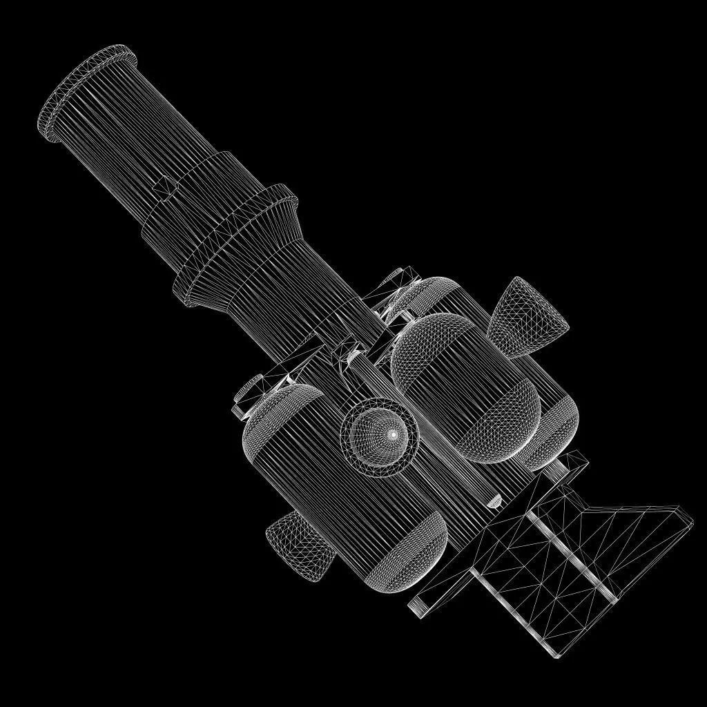 Exo-atmospheric Kill Vehicle EKV 3D model_4