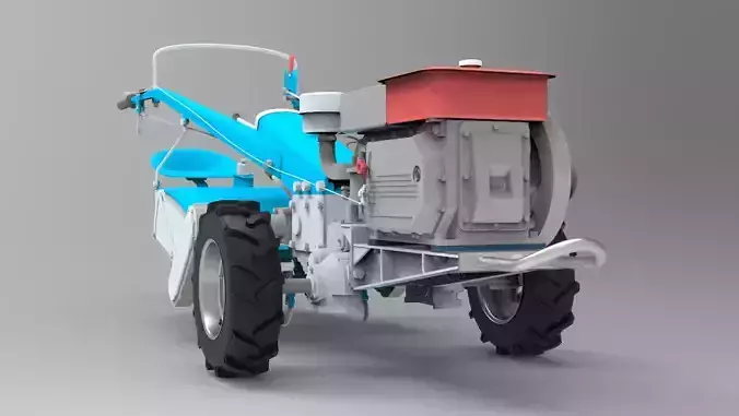 3D Design Model of Garden Tractor