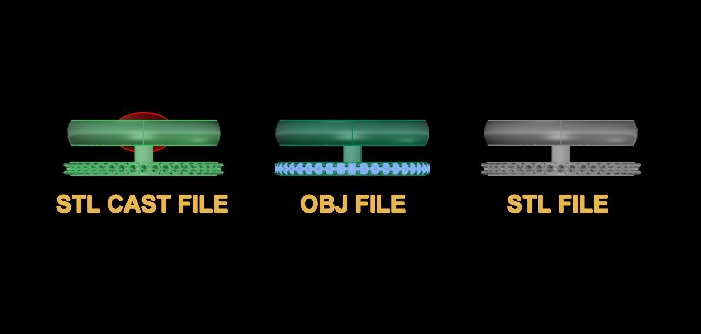 DOUBLE ROW STACK DIAMOND BAND RING SIZE 4 3D print model_6