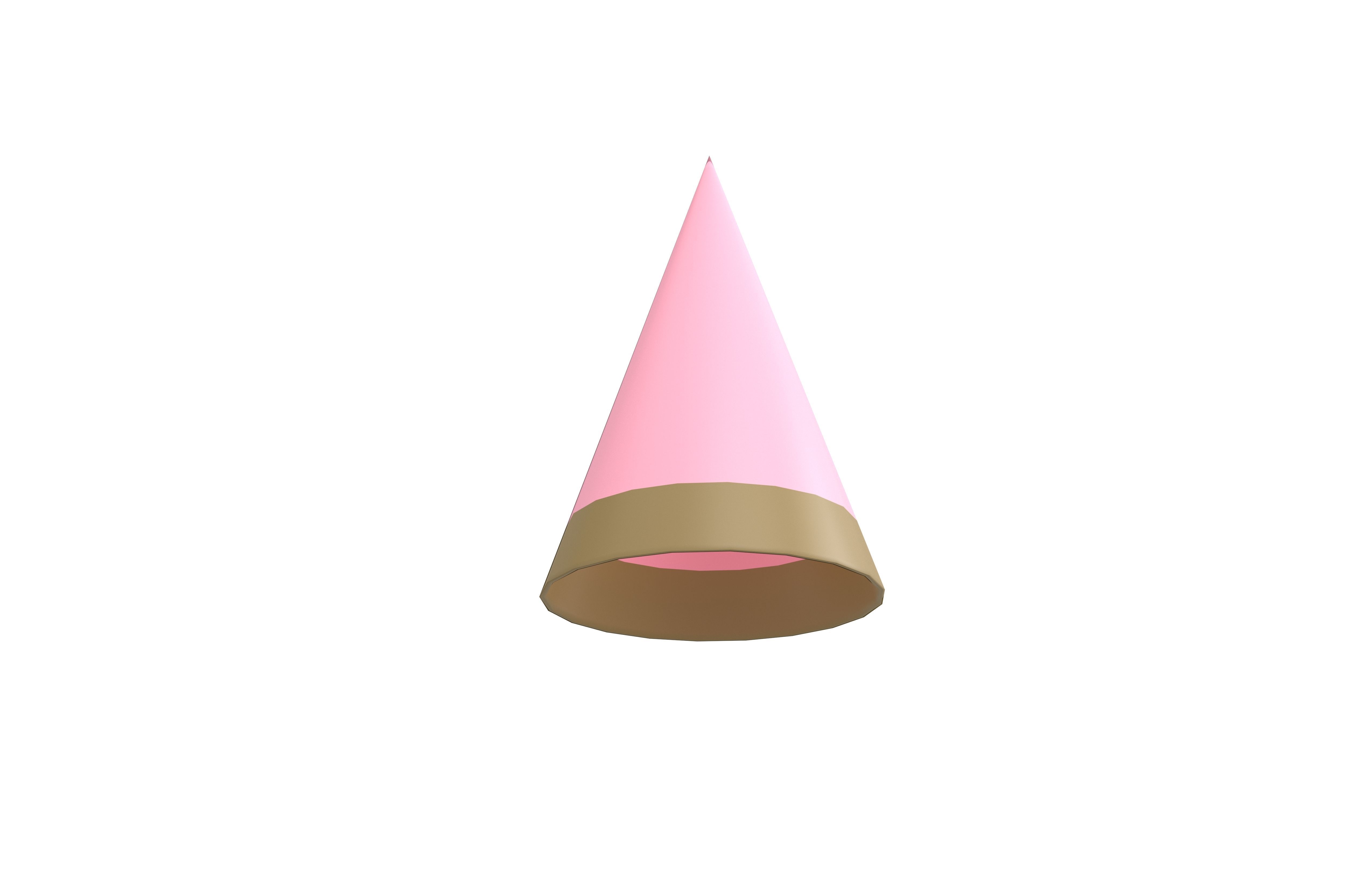 Birthday Hat v1 006 Low-poly 3D model_3