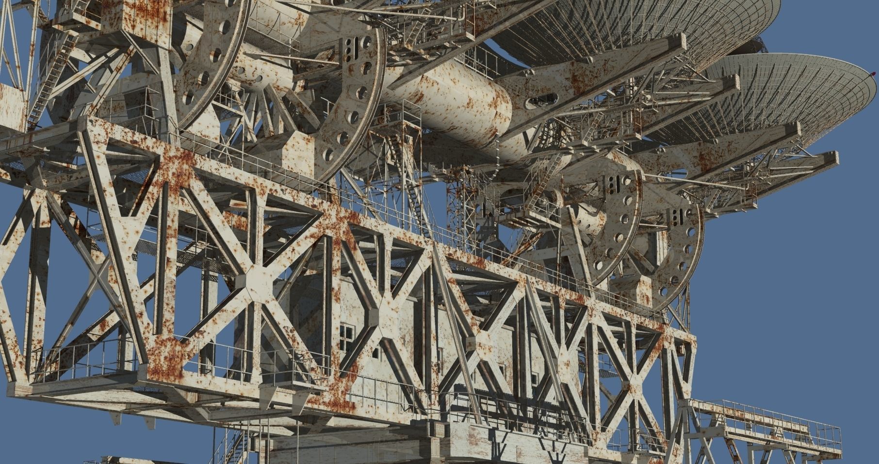 deep space communications and planetary radar Pulton 3D model_5