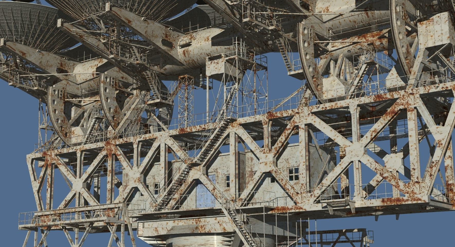 deep space communications and planetary radar Pulton 3D model_4