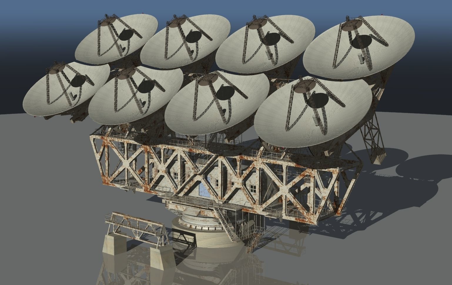 deep space communications and planetary radar Pulton 3D model_1
