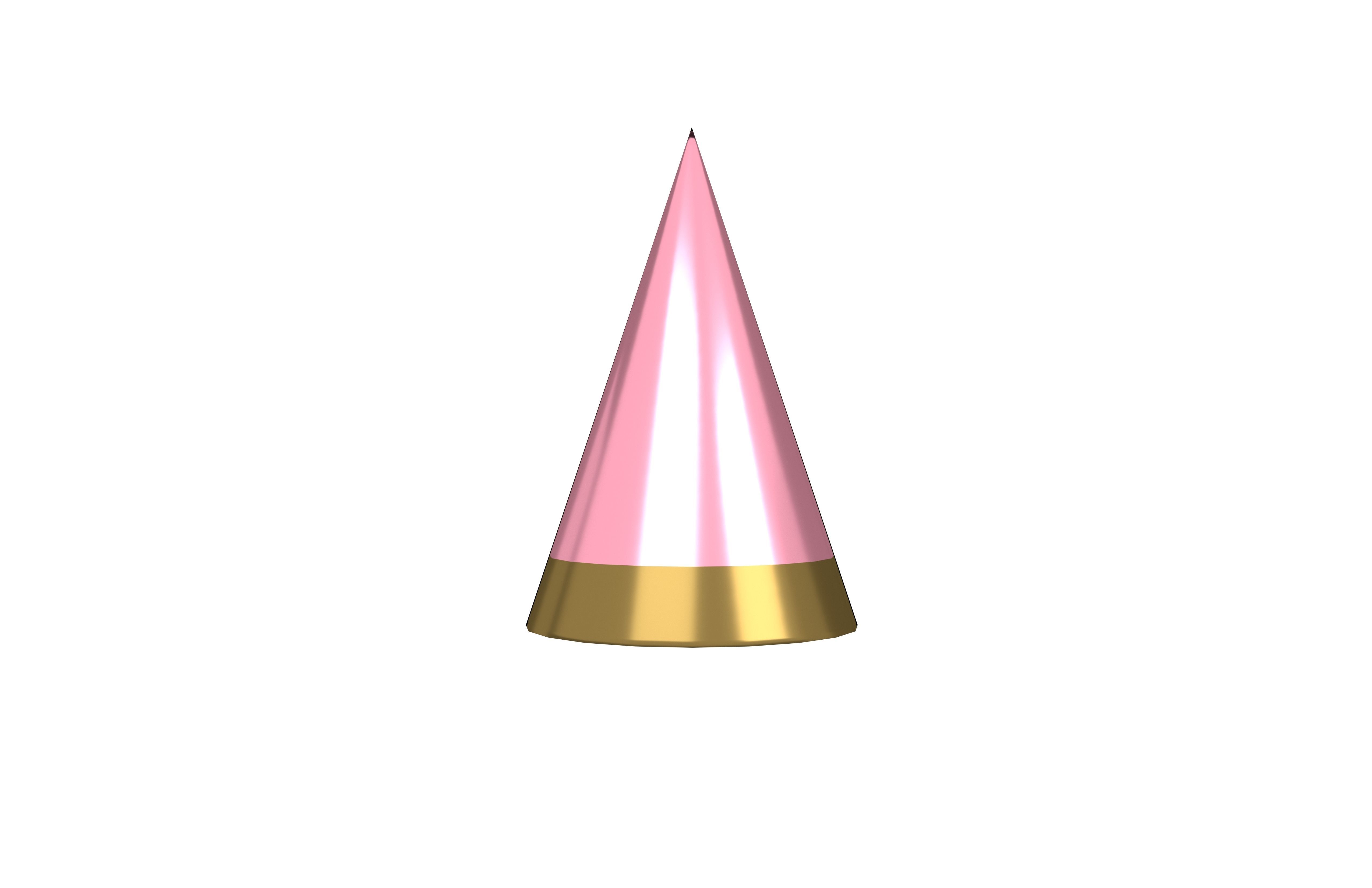 Birthday Hat v1 014 Low-poly 3D model_2