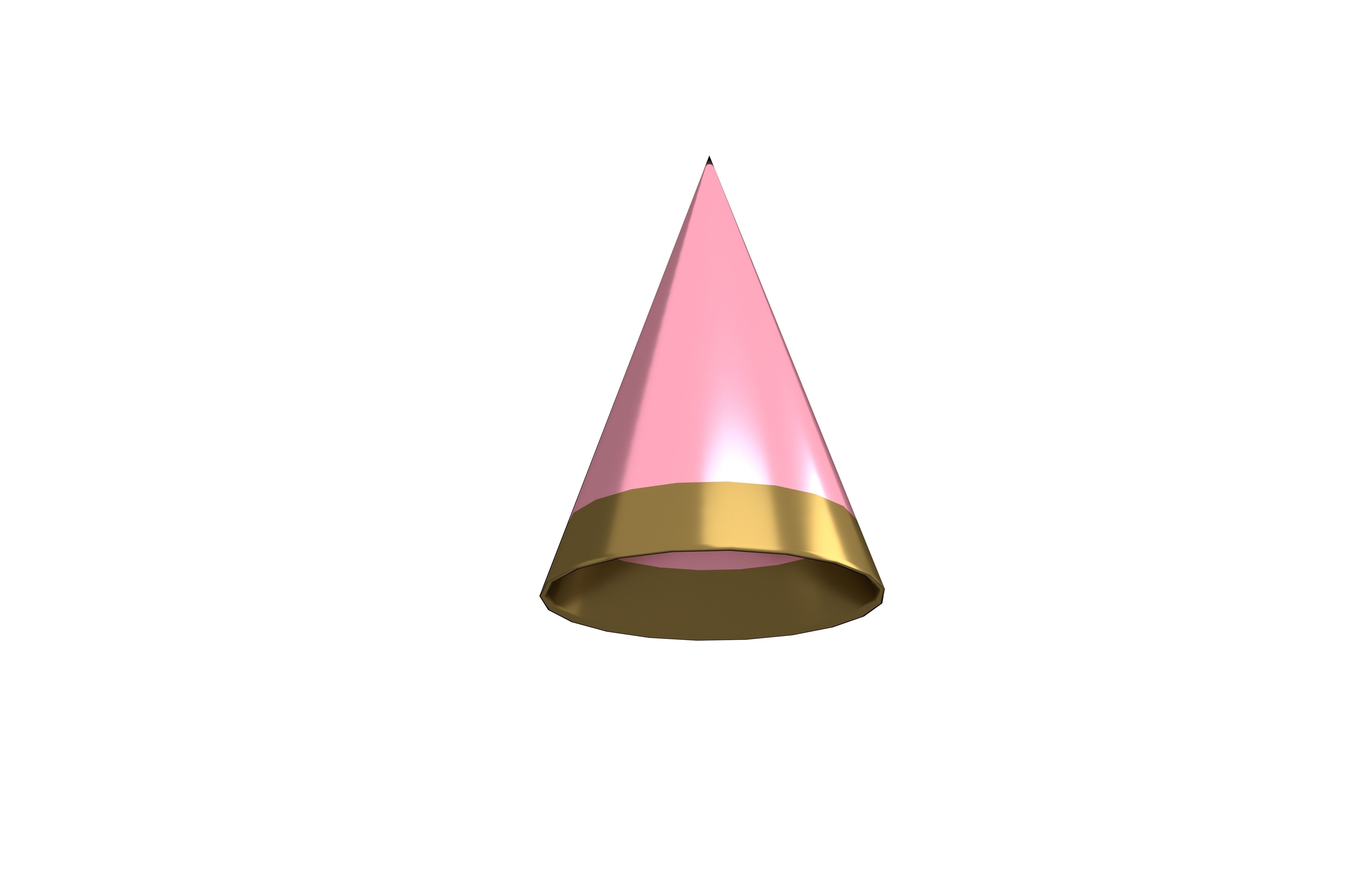 Birthday Hat v1 014 Low-poly 3D model_1