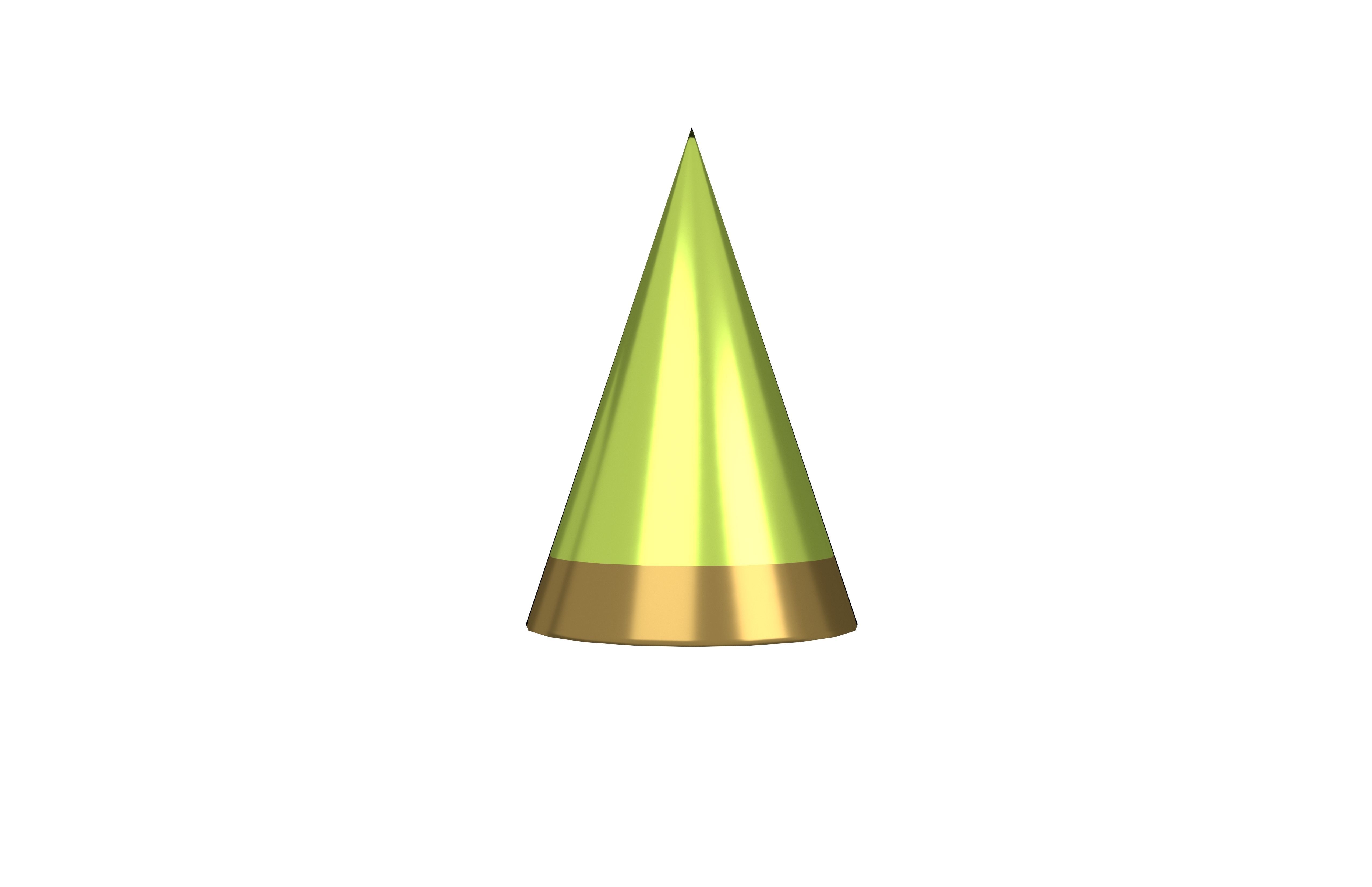 Birthday Hat v1 015 Low-poly 3D model_1