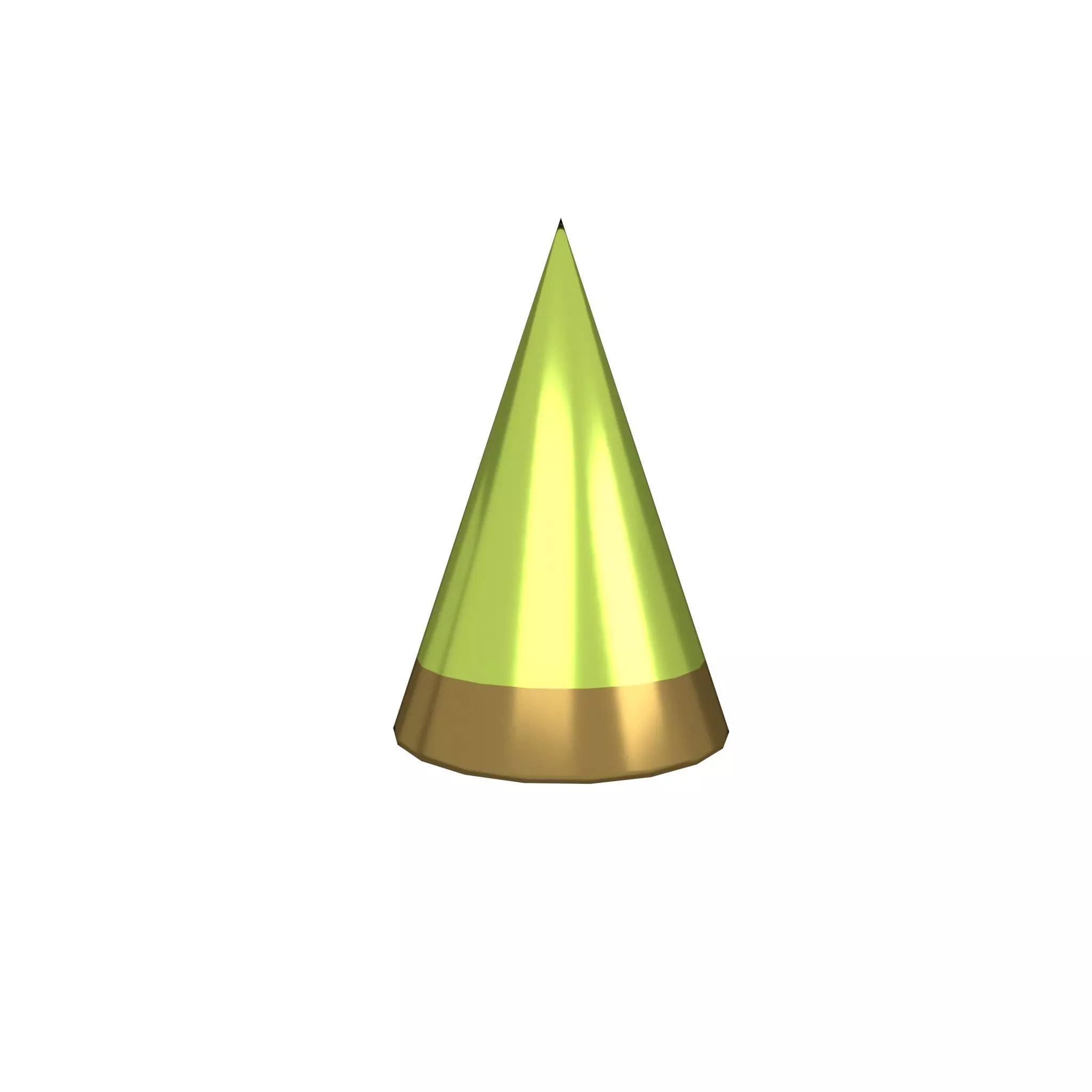 Birthday Hat v1 015 Low-poly 3D model_0