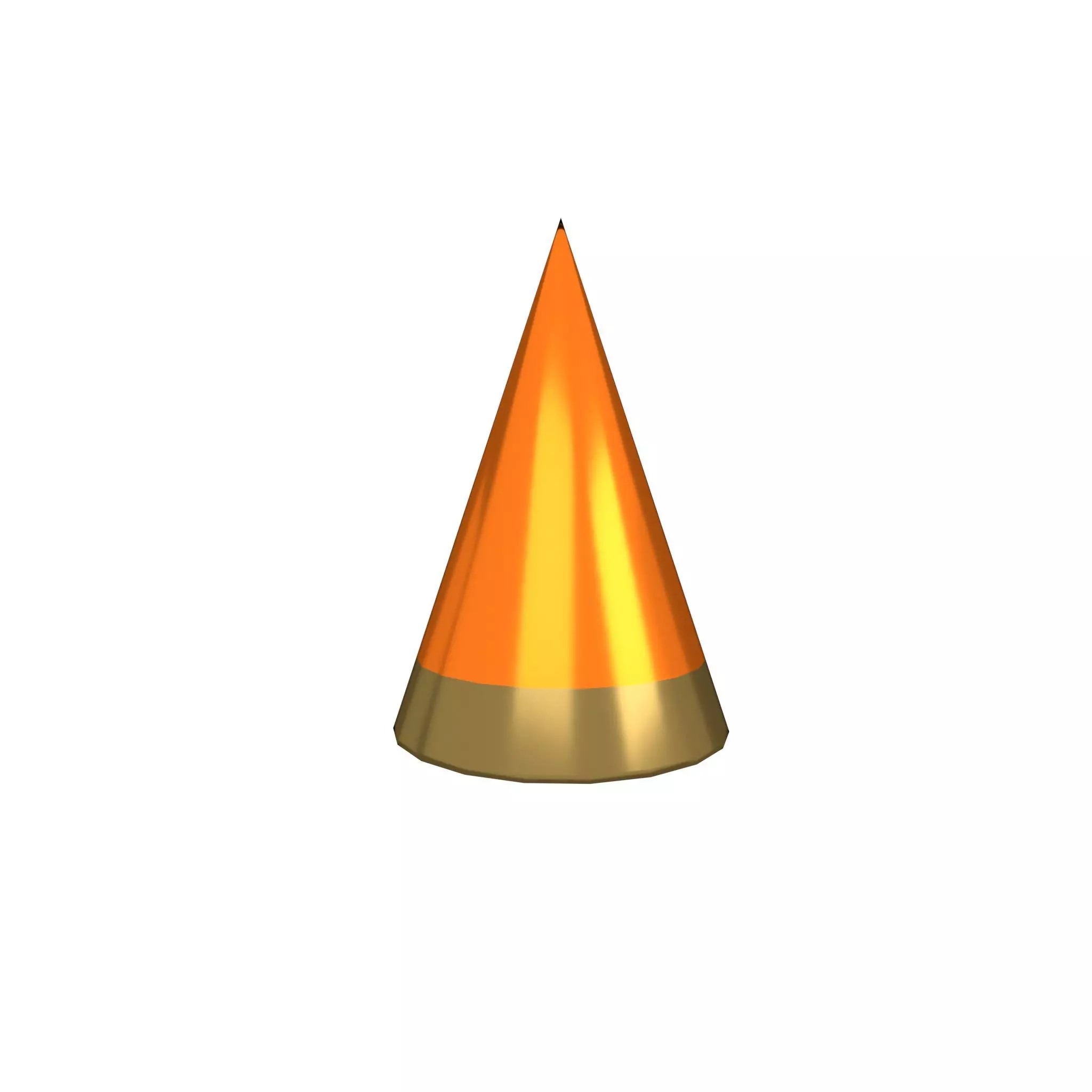 Birthday Hat v1 016 Low-poly 3D model_0