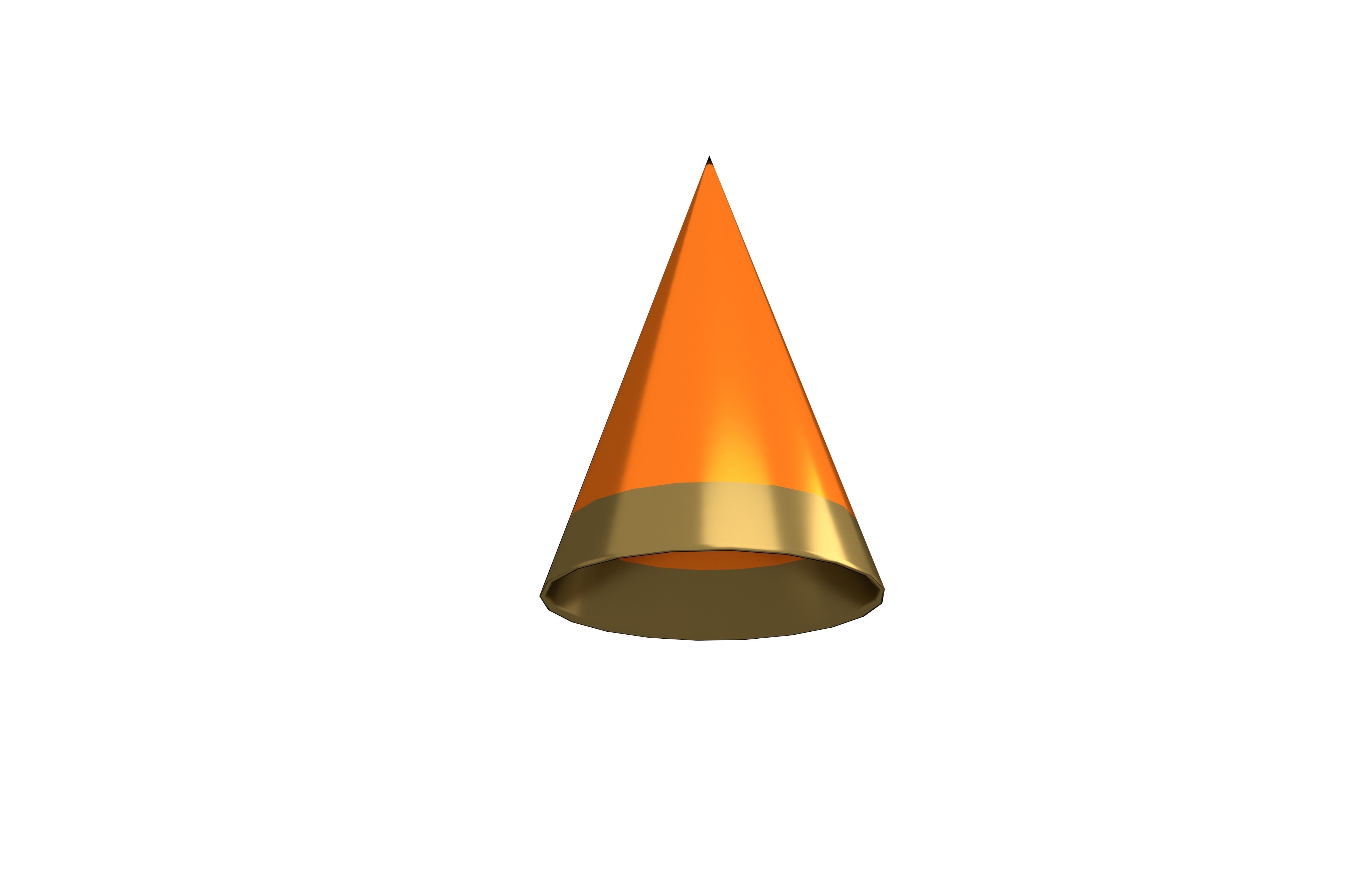 Birthday Hat v1 016 Low-poly 3D model_1