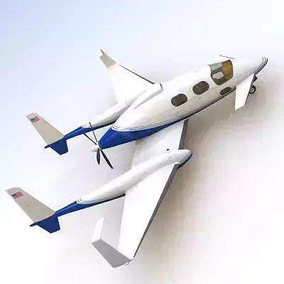 SciFi Future General Aviation 3D model