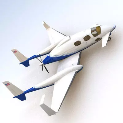 SciFi Future General Aviation 3D model_0