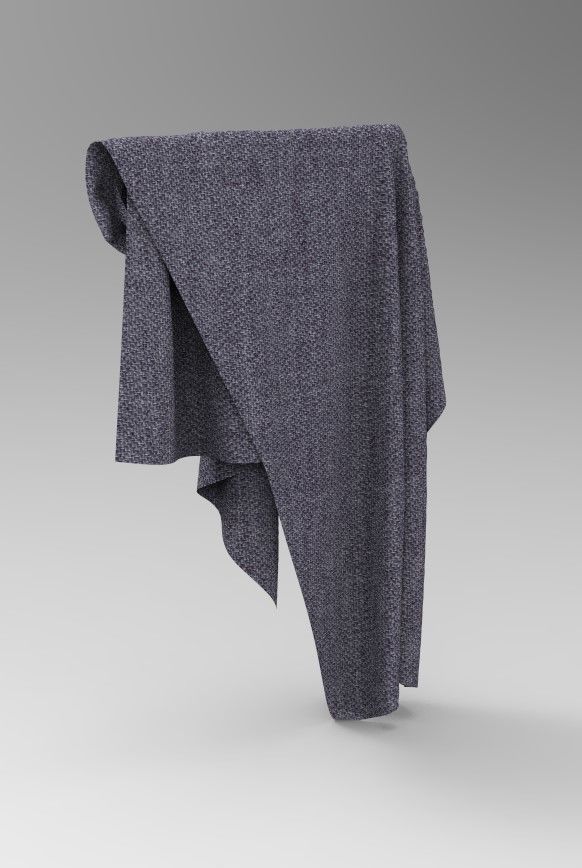 Cloth Style Low-poly 3D model_5