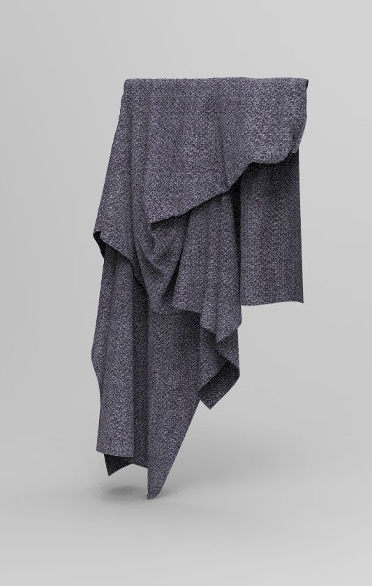 Cloth Style Low-poly 3D model_3