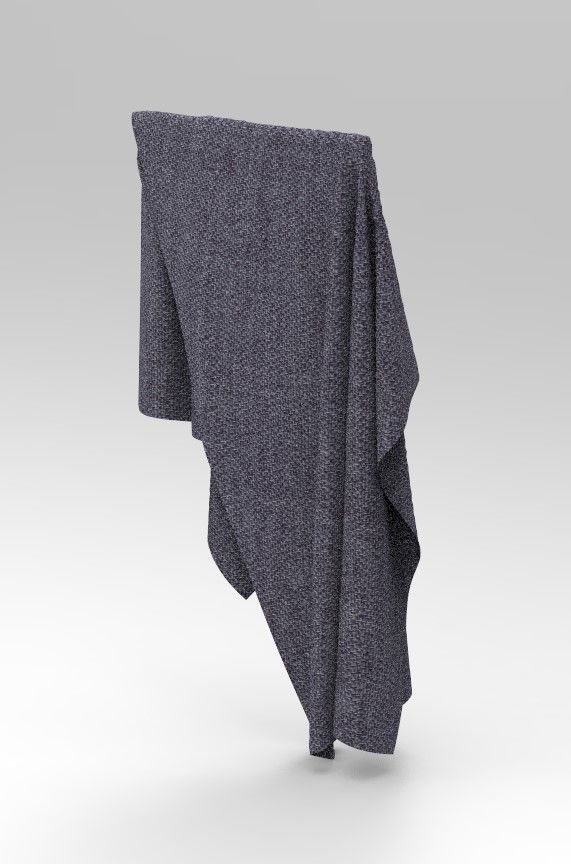 Cloth Style Low-poly 3D model_6