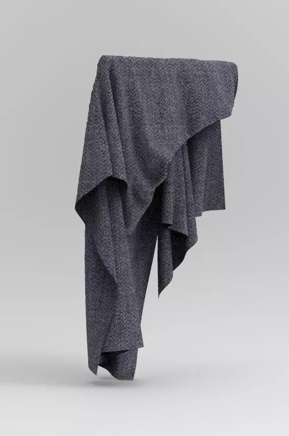 Cloth Style Low-poly 3D model_0