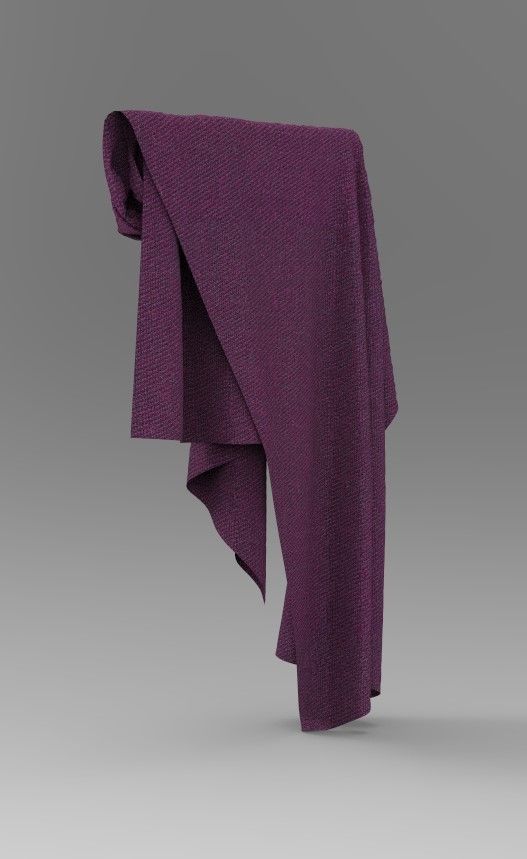 Cloth Style Low-poly 3D model_6