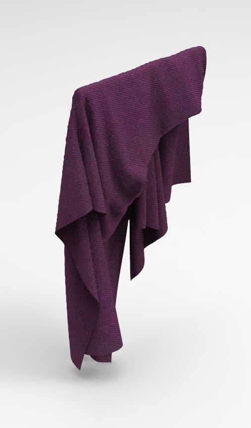 Cloth Style Low-poly 3D model_8