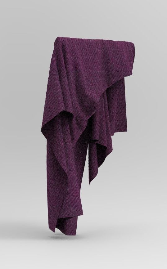 Cloth Style Low-poly 3D model_2