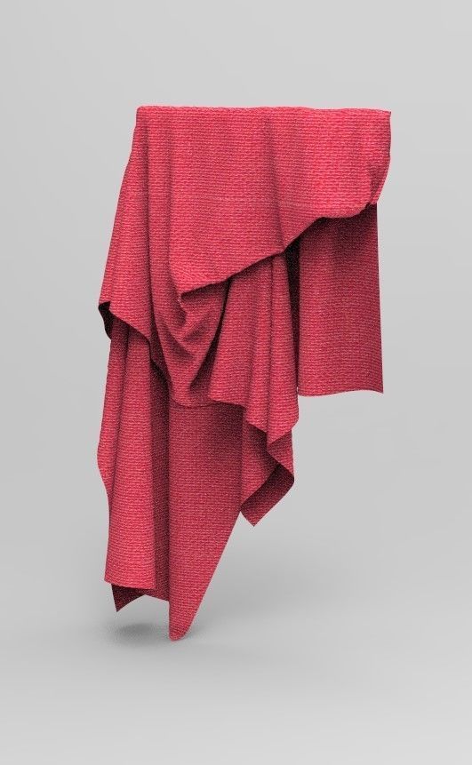 Cloth Style Low-poly 3D model_4