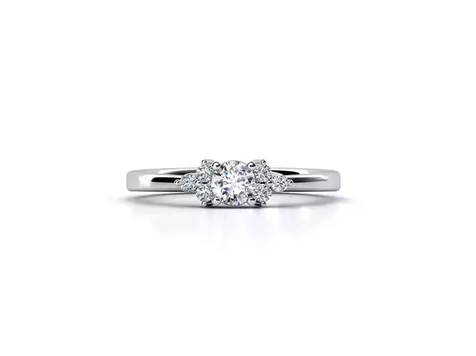 ZDR039 solitaire diamond engagement ring