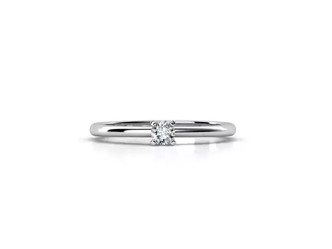 ZDR041 solitaire diamond ring