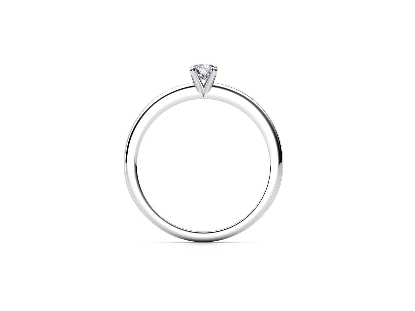 ZDR041 solitaire diamond ring 3D print model_3