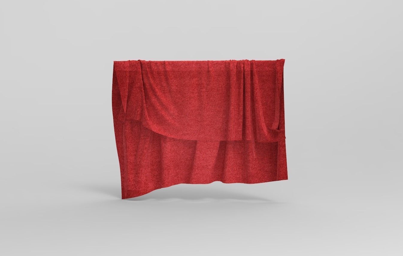 Cloth Style Low-poly 3D model_2