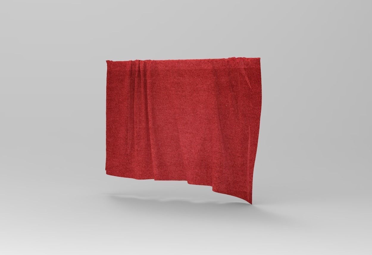 Cloth Style Low-poly 3D model_3